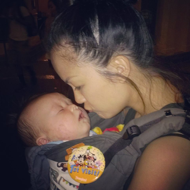 nolan 11 weeks disneyland 1st visit