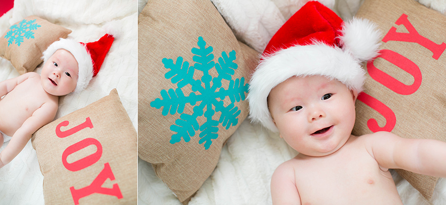 baby boy christmas photos