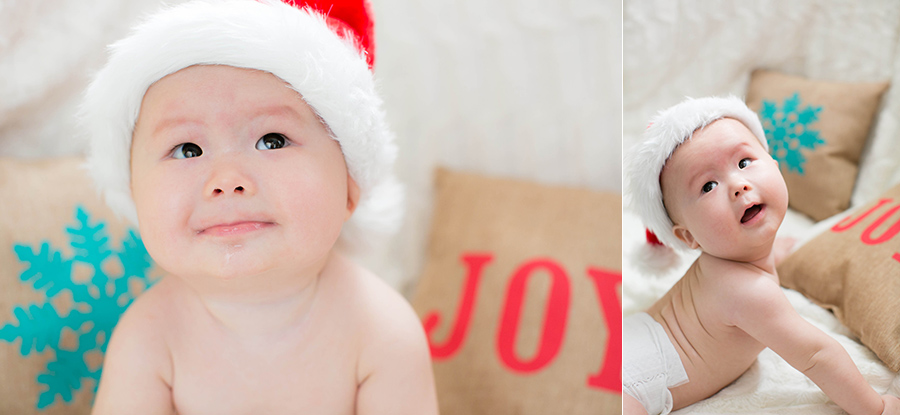 baby boy christmas photos