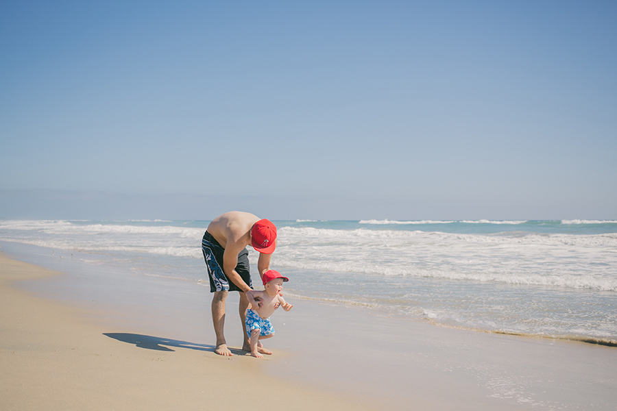 huntington beach family beach day