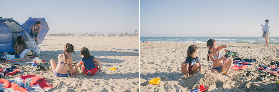 huntington beach family beach day